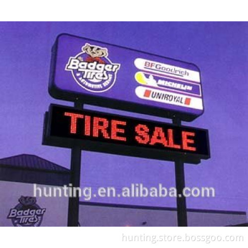 Outdoor Digital Signage LED Billboard with LED Moving Sign Plate and Letter Sign